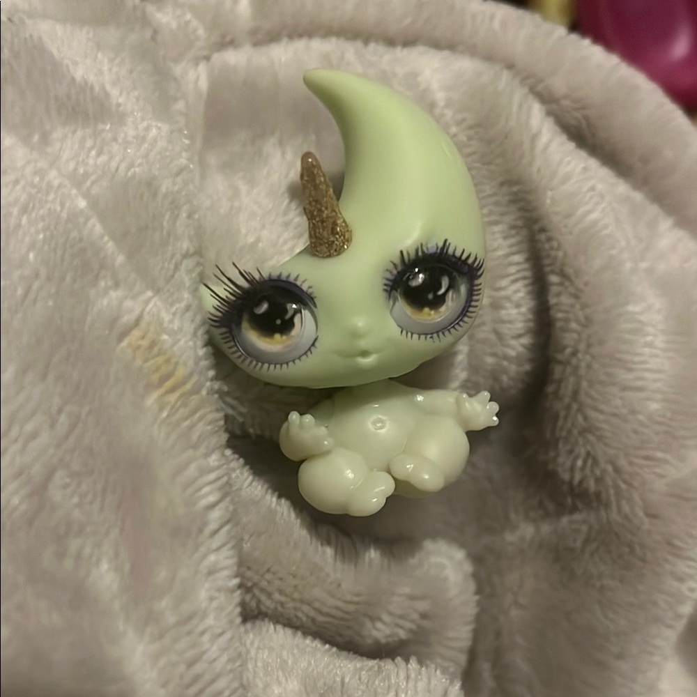 Cute Moon Unicorn Figurine